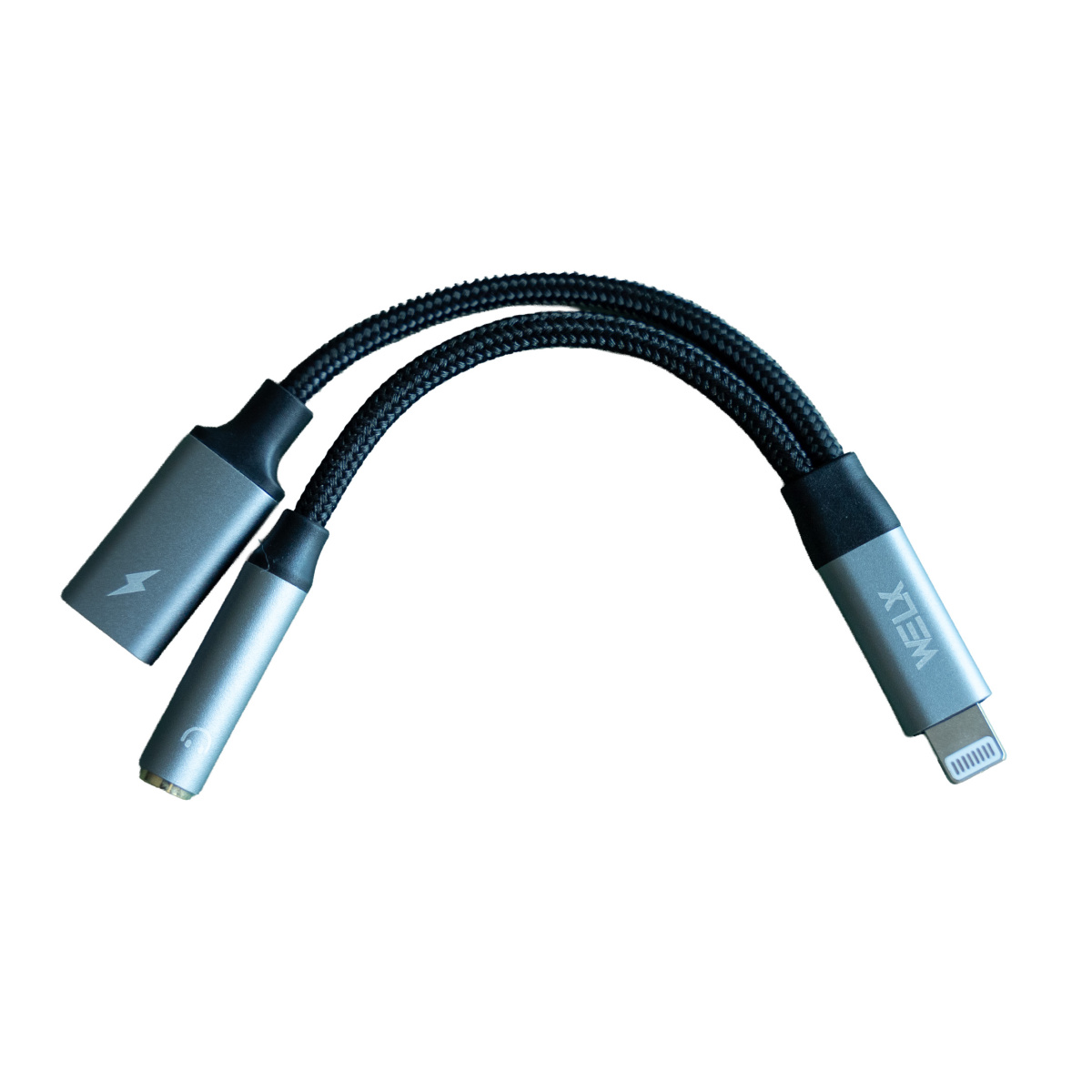 70653_4.jpg Adaptador Lightning a Audio 3.5 mm y Carga WELX C5 para iPhone - Imagen 1