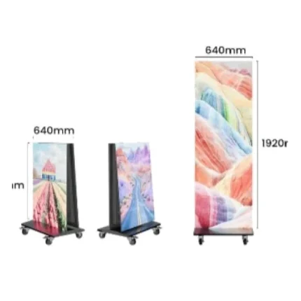 Totem Led Pnatalla Pitch 1.86 COB 1.9x0.64mts, Quiebre, Aplicacion Celular - Imagen 2